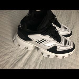 Prada Cloudbust size:10 Used black and white